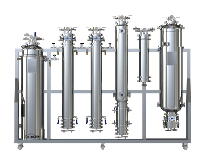 40 LB Passive Double Barrel Hydrocarbon Extraction System - N.B.Oler