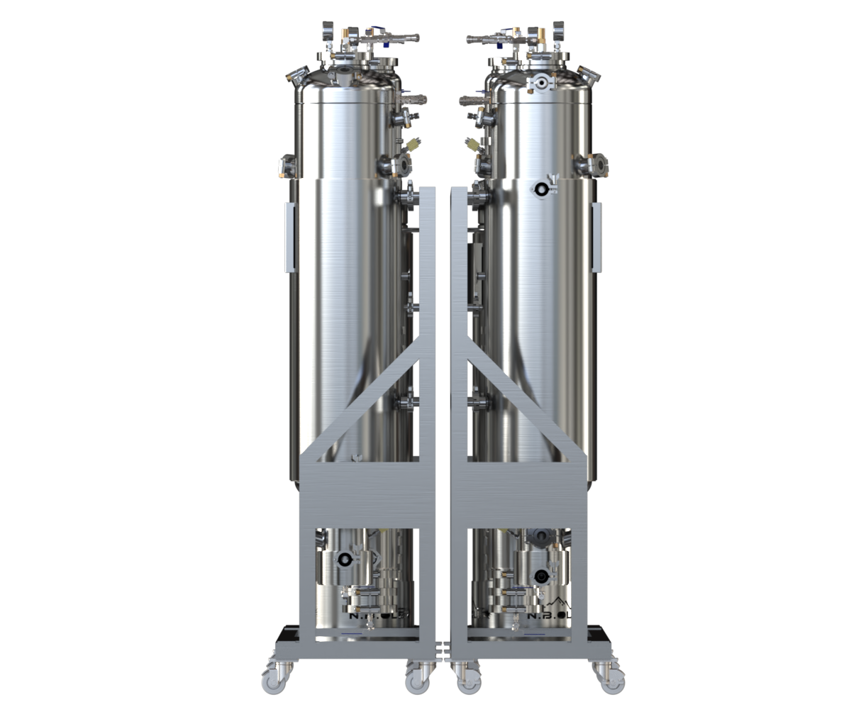 40 LB Passive Double Barrel Hydrocarbon Extraction System - N.B.Oler