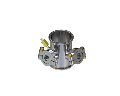 4" Diameter x 6" Tall Sight Spool with Optional K-Type Thermocouple Monitoring - N.B.Oler