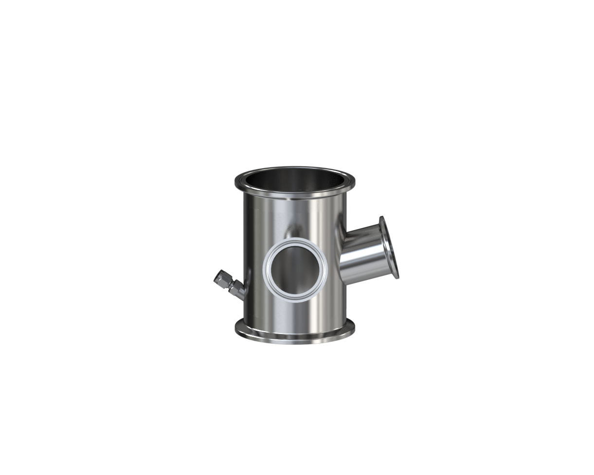 4" Diameter x 6" Tall Sight Spool with Optional K-Type Thermocouple Monitoring - N.B.Oler