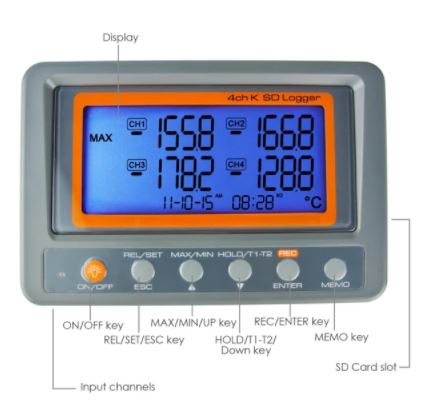 Thermocouple K-Type Data Logger - N.B.Oler